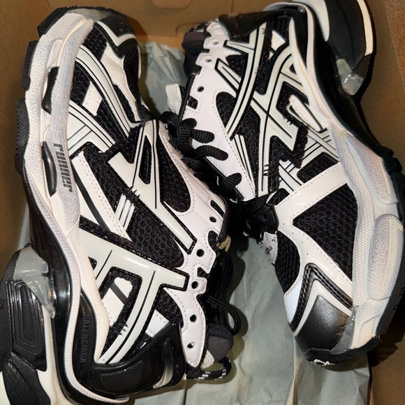 Balenciaga Shoes - Black and White Women's Sneakers